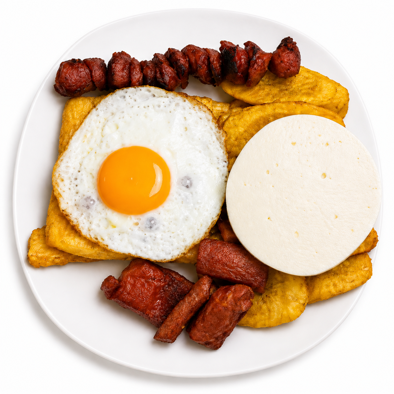 Mixto con Chorizo, Cecina, Huevo y Queso